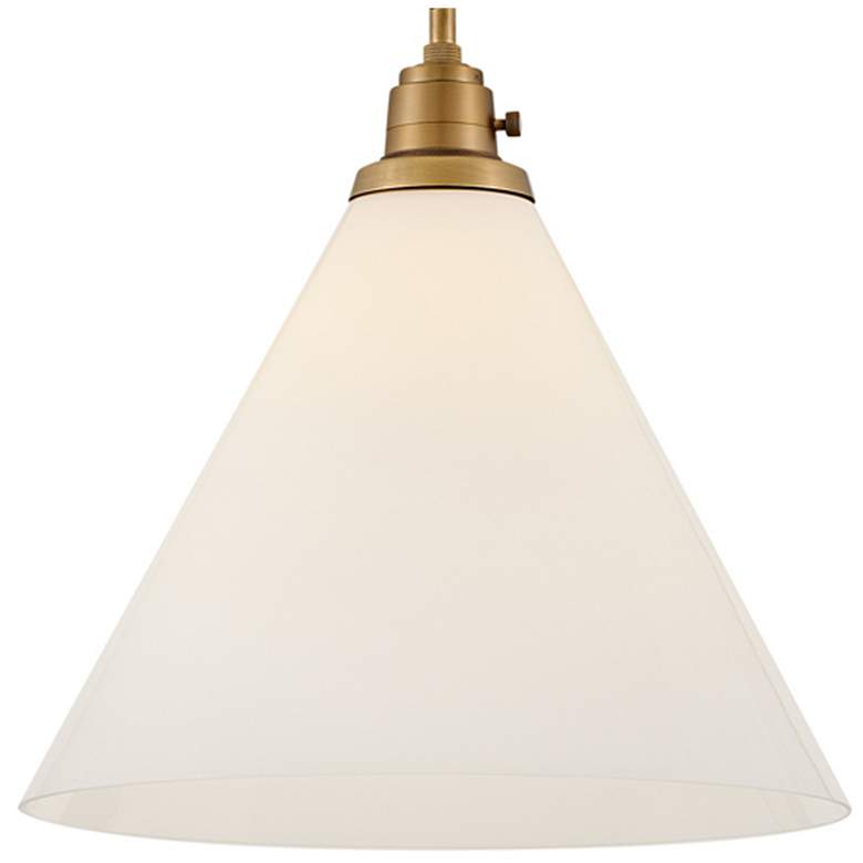 Image 6 Hinkley Arti 15" Wide Heritage Brass Pendant Light more views