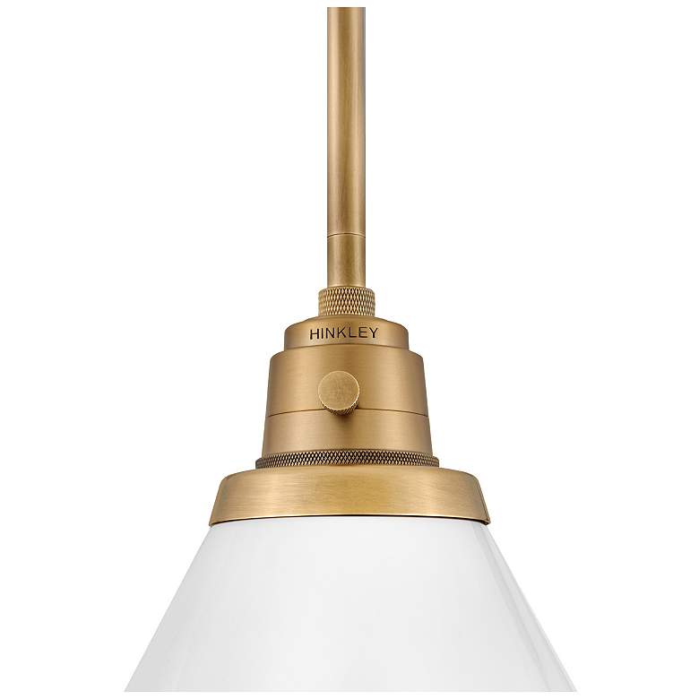 Image 7 Hinkley Arti 15" Wide Heritage Brass Pendant Light more views