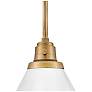 7_Hinkley Arti 15" Wide Heritage Brass Pendant Light more views
