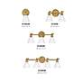 Thumbnail3 of Hinkley Arti 16" Wide Heritage Brass Small Two Light Vanity Bath Light more views