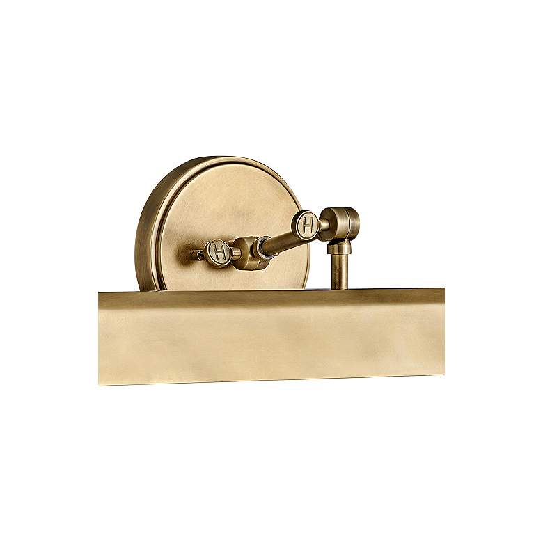 Image 2 Hinkley Arti 20" Wide Adjustable Heritage Brass Picture Light more views