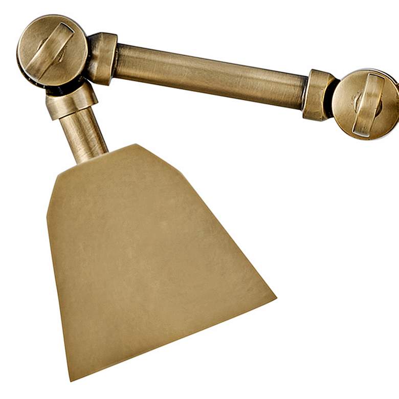 Image 3 Hinkley Arti 20" Wide Adjustable Heritage Brass Picture Light more views