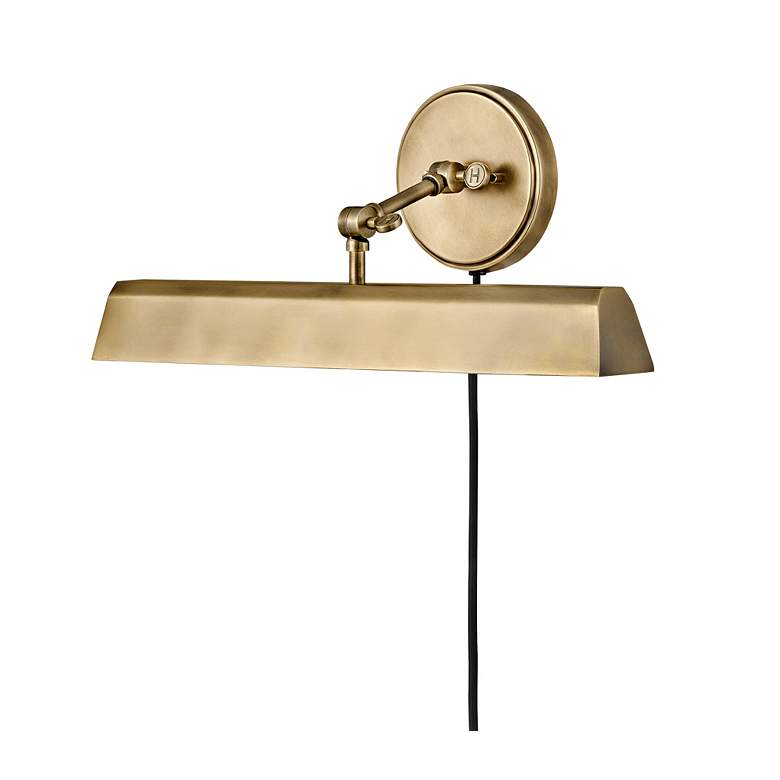 Image 6 Hinkley Arti 20" Wide Adjustable Heritage Brass Picture Light more views