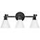 Hinkley Arti 24" Wide Black 3-Light Vanity Bath Light