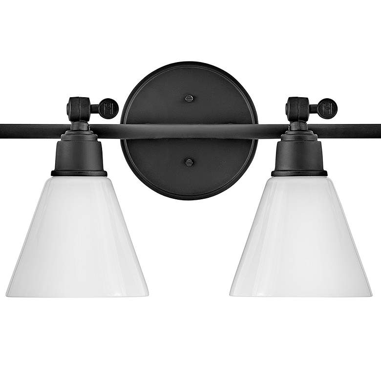 Image 6 Hinkley Arti 32" Wide Black 4-Light Vanity Bath Light more views
