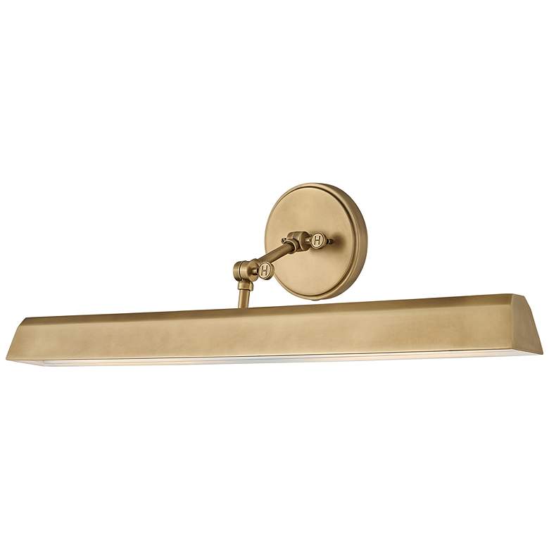 Image 4 Hinkley Arti 7 1/4 inchH 2-Light Heritage Brass LED Wall Sconce more views