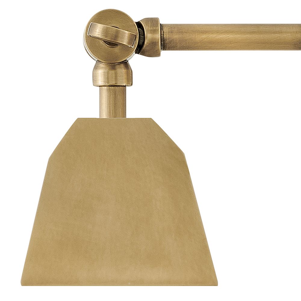 Hinkley Arti 7 1/4"H 2-Light Heritage Brass LED Wall Sconce in scene