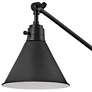 Hinkley Arti Black Adjustable Hardwire Wall Lamp