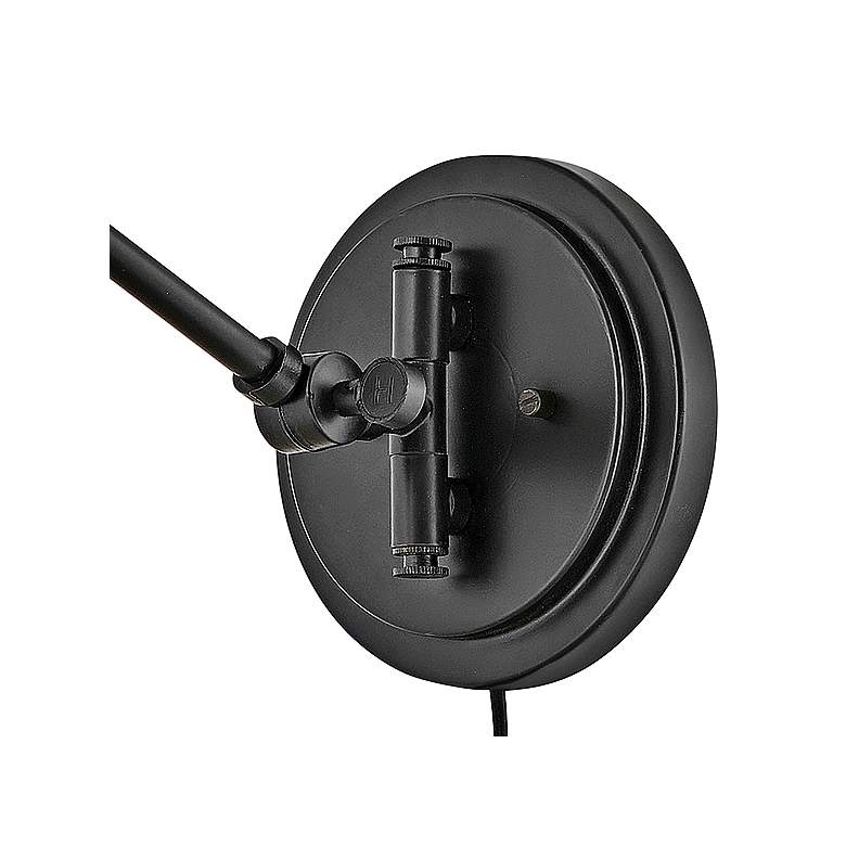 Image 3 Hinkley Arti Black Adjustable Hardwire Wall Lamp more views