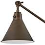 Hinkley Arti Olde Bronze Adjustable Hardwire Wall Lamp