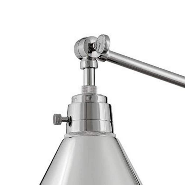 Image 2 Hinkley Arti Polished Nickel Swing Arm Wall Lamp more views