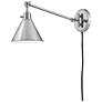 4_Hinkley Arti Polished Nickel Swing Arm Wall Lamp more views
