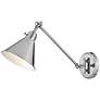 5_Hinkley Arti Polished Nickel Swing Arm Wall Lamp more views