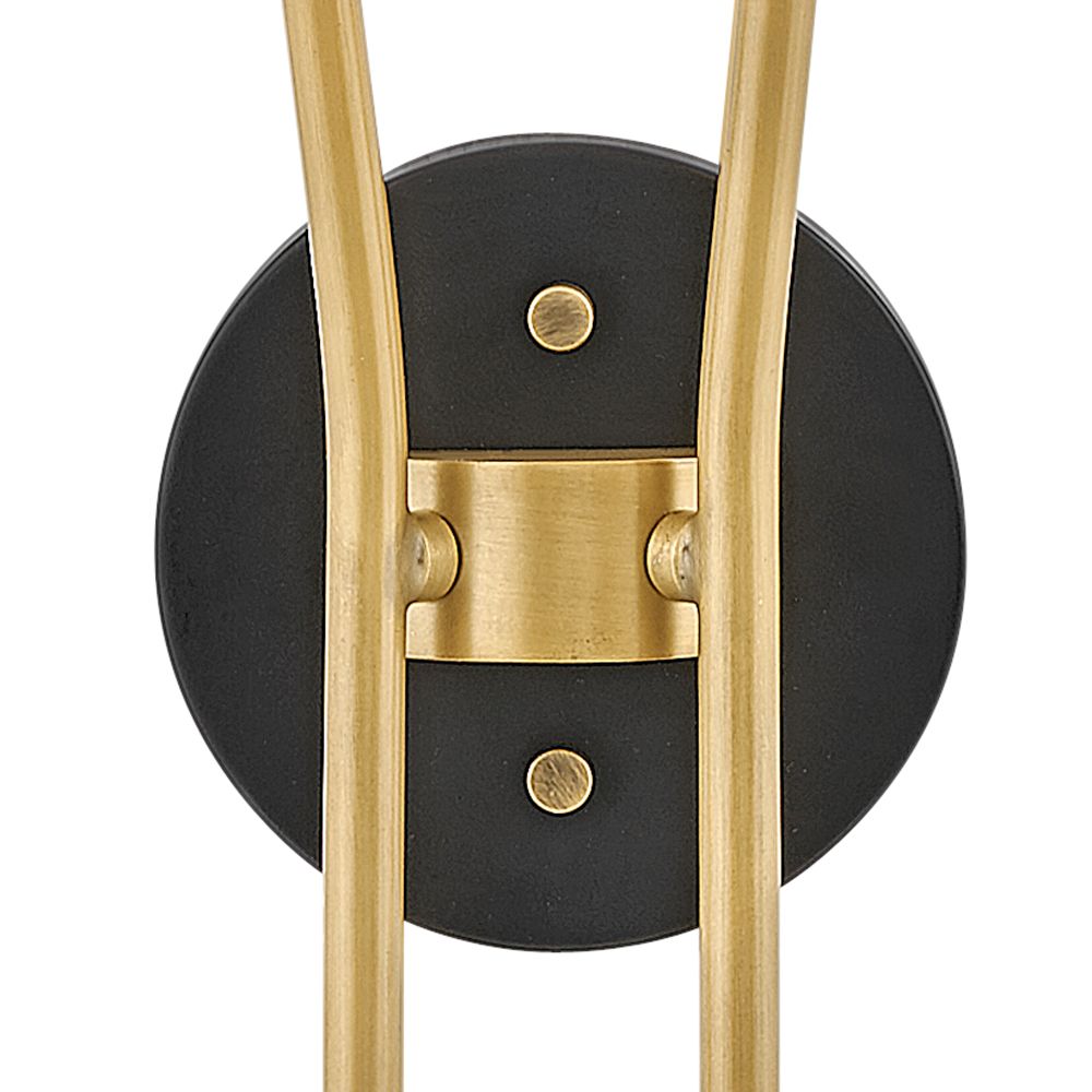 Hinkley Aston 26 High 2-Light Modern Heritage Brass Wall Light