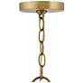 5_Hinkley Aston 28 1/4" Wide Bent Arm Heritage Brass Shade Chandelier more views