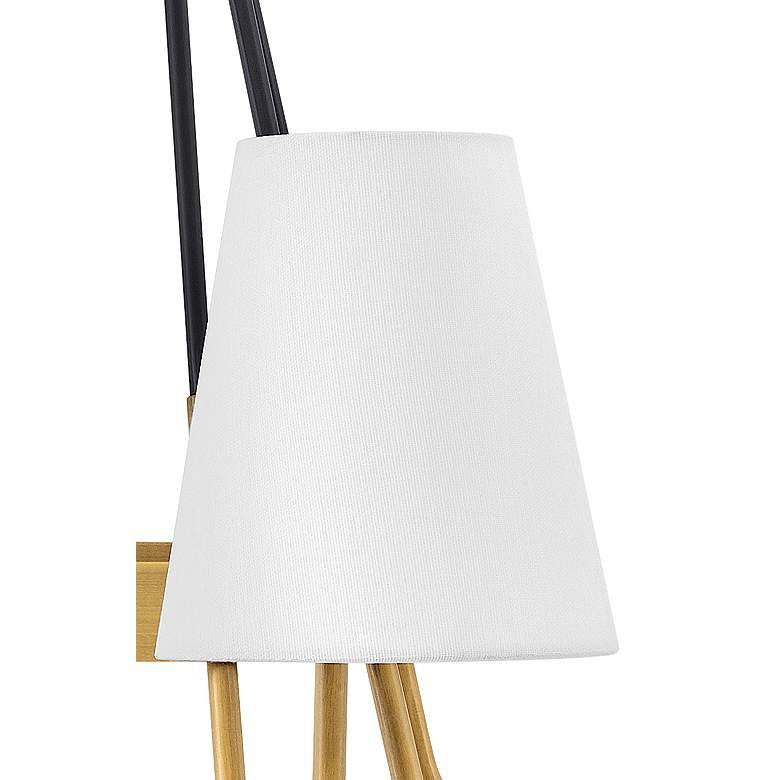 Image 4 Hinkley Aston 45" Wide Heritage Brass 6-Light Linear Chandelier more views