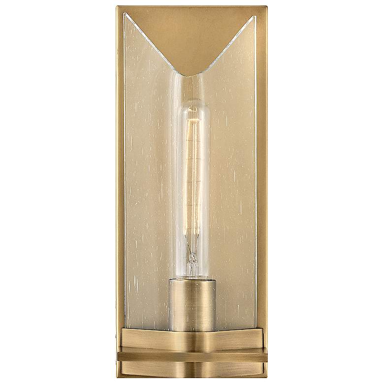 Image 1 Hinkley- Astoria Single Light Vanity- 13 inch Heritage Brass
