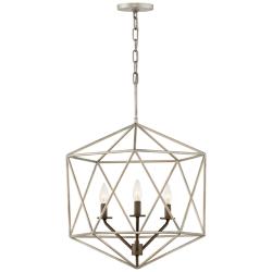 Hinkley Astrid 20&quot; Wide Silver Patina 3-Light Foyer Pendant