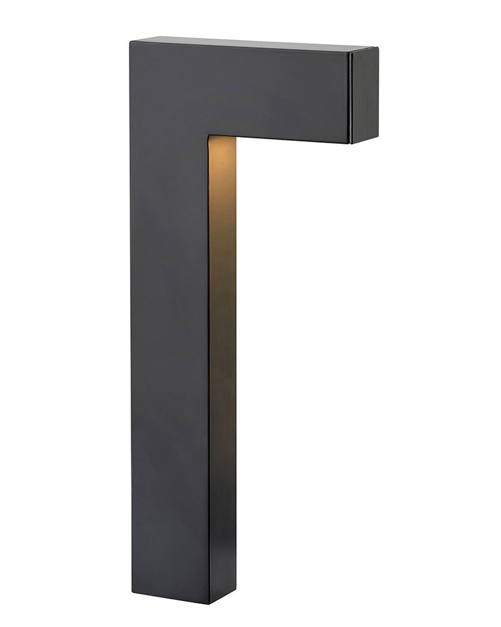 Hinkley Atlantis 15" High Satin Black Energy Smart LED Path Light Image 2