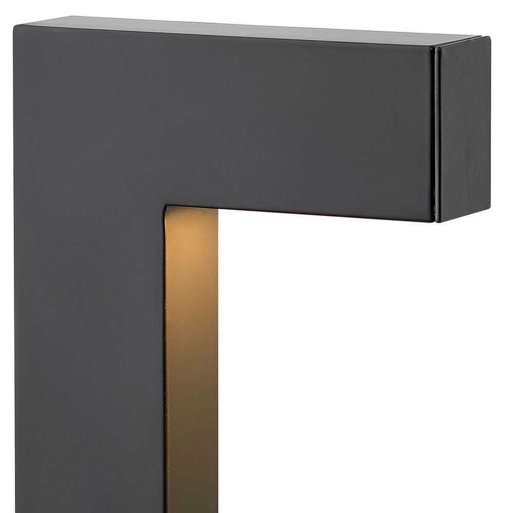 Hinkley Atlantis 15" High Satin Black Energy Smart LED Path Light Image 4