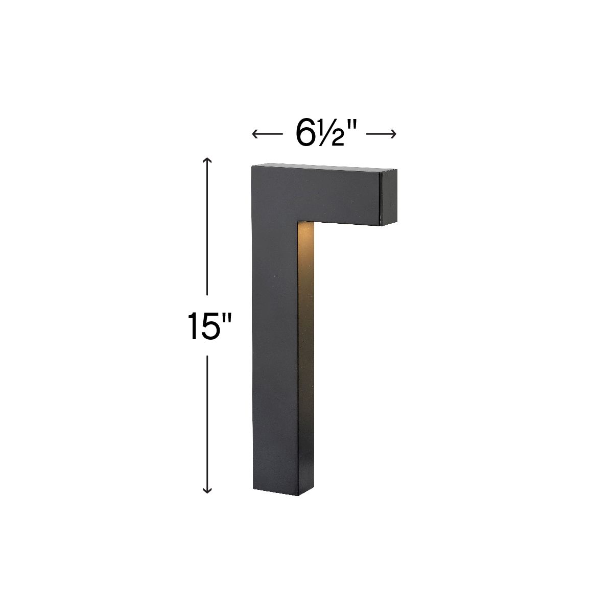 Hinkley Atlantis 15" High Satin Black Energy Smart LED Path Light Image 8
