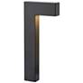 1_Hinkley Atlantis 15" High Satin Black Energy Smart LED Path Light