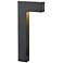 Hinkley Atlantis 15" High Satin Black Energy Smart LED Path Light