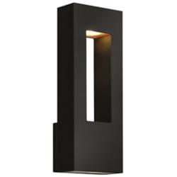 Hinkley Atlantis 16" High Black Modern Dark Sky LED Outdoor Wall Light