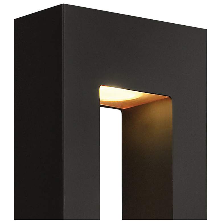 Image 4 Hinkley Atlantis 16" High Black Modern Dark Sky LED Outdoor Wall Light more views