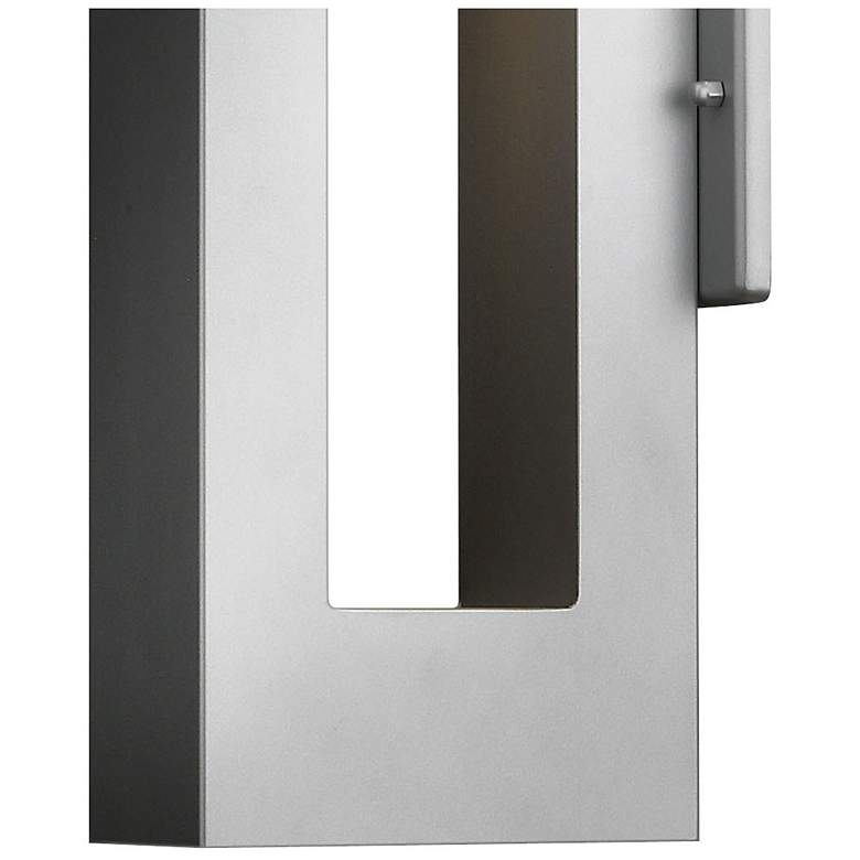 Image 3 Hinkley Atlantis 16" High Titanium LED Outdoor Wall Light more views