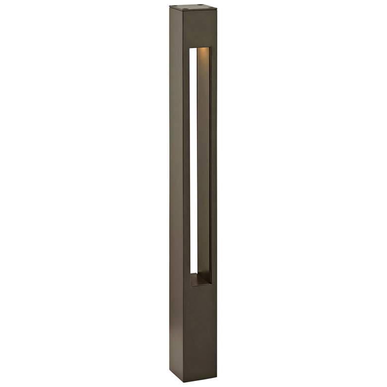 Image 1 Hinkley Atlantis 20" High Bronze Square Mini Bollard Light