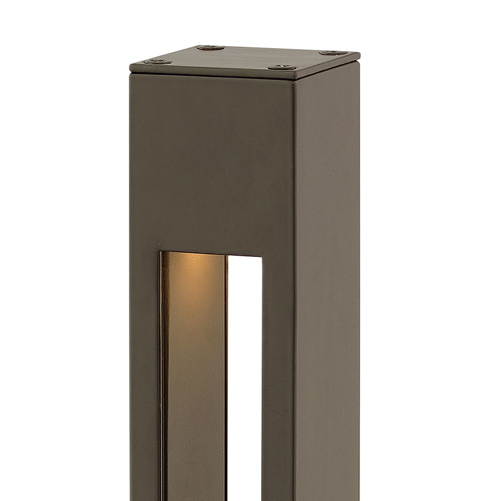 Image 3 Hinkley Atlantis 20" High Bronze Square Mini Bollard Light more views