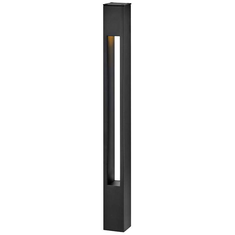 Hinkley Atlantis 20" Modern Satin Black LED Landscape Light Bollard