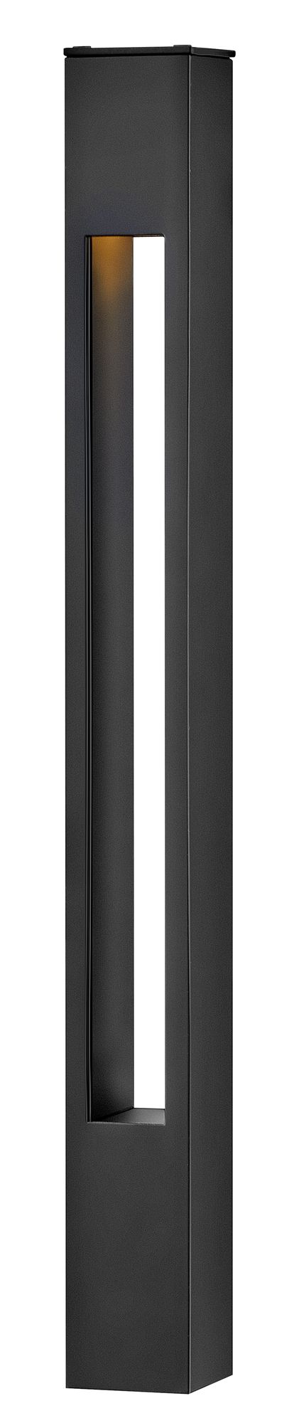 Image 5 Hinkley Atlantis 20" Modern Satin Black LED Landscape Light Bollard more views