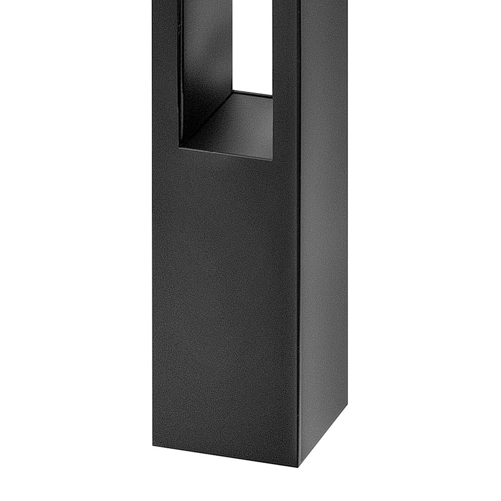 Hinkley Atlantis 20" Modern Satin Black LED Landscape Light Bollard
