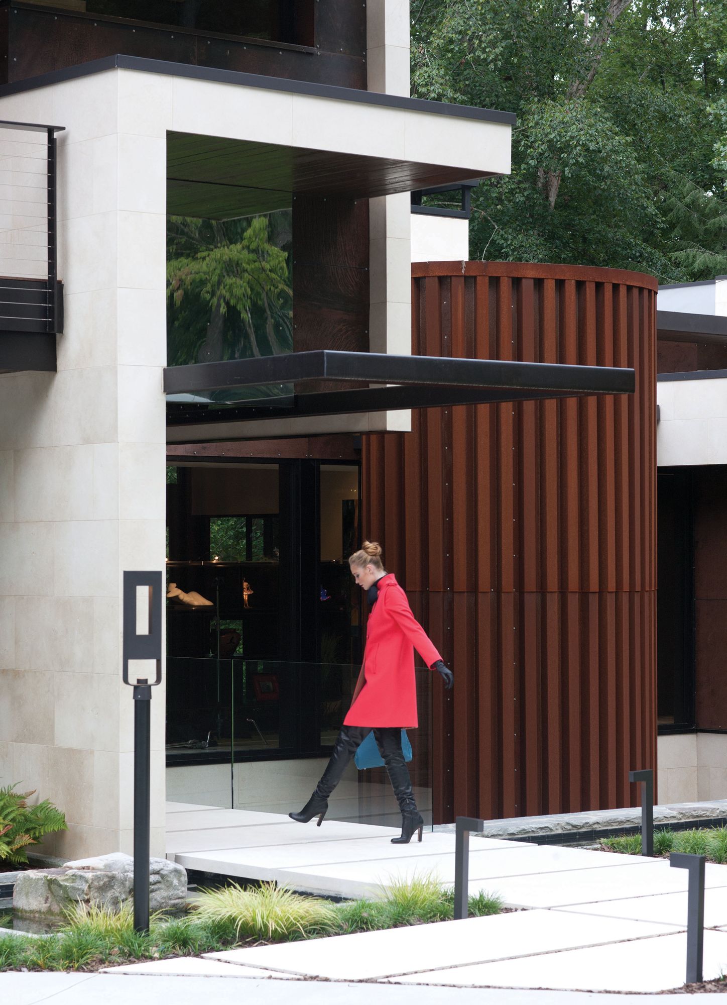 Image 3 Hinkley Atlantis 22" High Satin Black LED Landscape Path Light more views