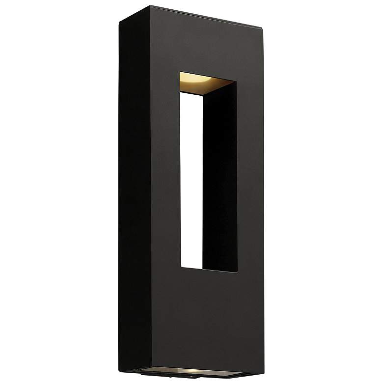 Image 1 Hinkley Atlantis 24" High Black ADA Socketed LED Outdoor Wall Light