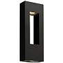1_Hinkley Atlantis 24" High Black ADA Socketed LED Outdoor Wall Light