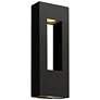 2_Hinkley Atlantis 24" High Black ADA Socketed LED Outdoor Wall Light more views