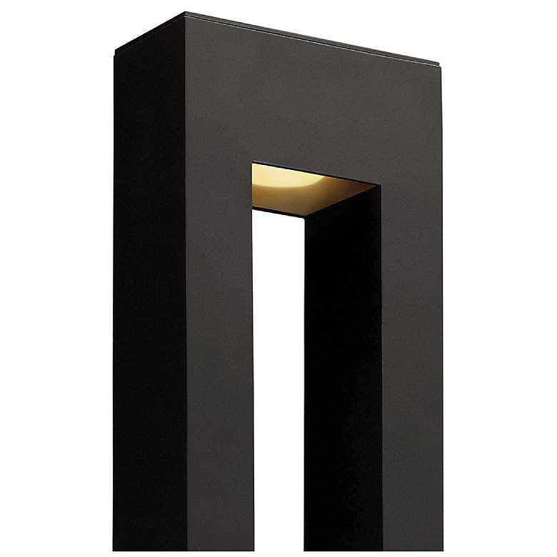 Image 3 Hinkley Atlantis 24" High Black ADA Socketed LED Outdoor Wall Light more views