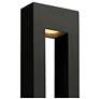 4_Hinkley Atlantis 24" High Black ADA Socketed LED Outdoor Wall Light more views