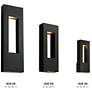 7_Hinkley Atlantis 24" High Black ADA Socketed LED Outdoor Wall Light more views