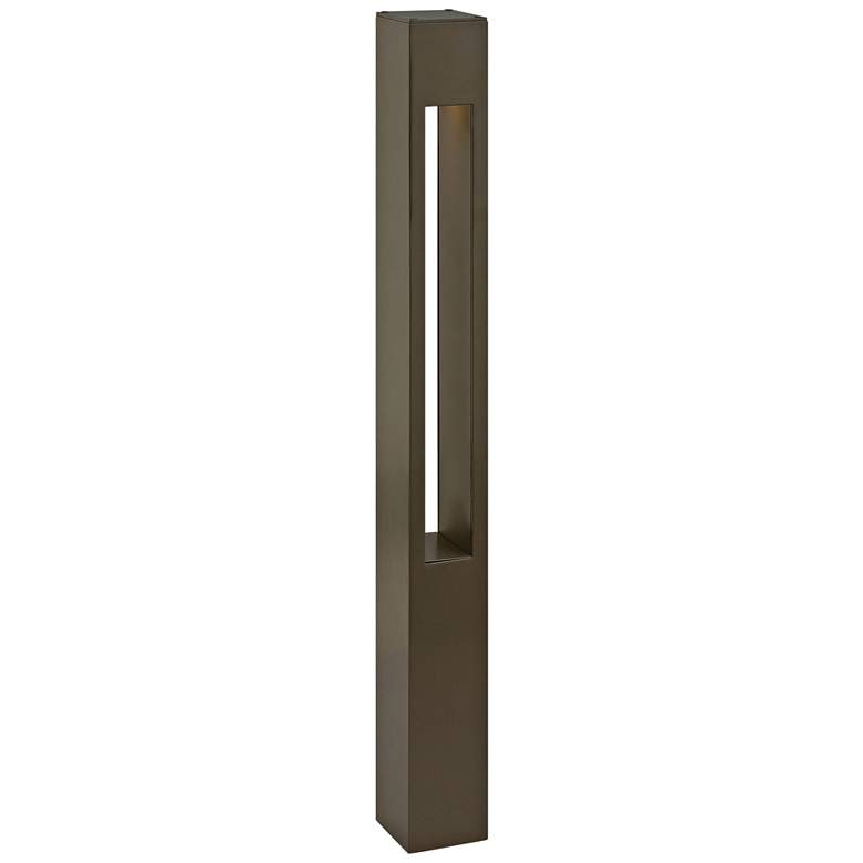 Image 1 Hinkley Atlantis 30"H Bronze LED 120V Square Bollard Light