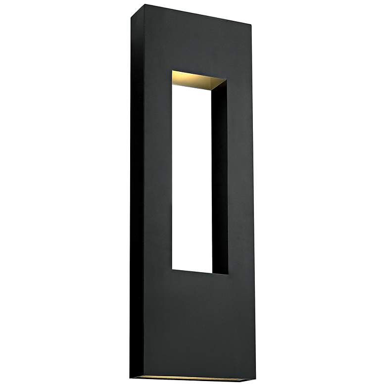 Image 1 Hinkley Atlantis 36" High Satin Black Outdoor Wall Light