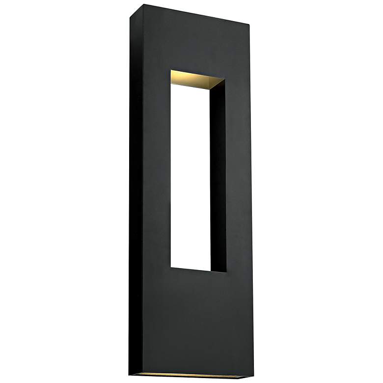 Image 1 Hinkley Atlantis 36 inch High Satin Black Outdoor Wall Light