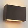 1_Hinkley Atlantis 6" High Bronze LED Outdoor Wall Light