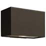 1_Hinkley Atlantis 6" High Bronze Socketed LED Outdoor Wall Light