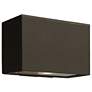 2_Hinkley Atlantis 6" High Bronze Socketed LED Outdoor Wall Light more views