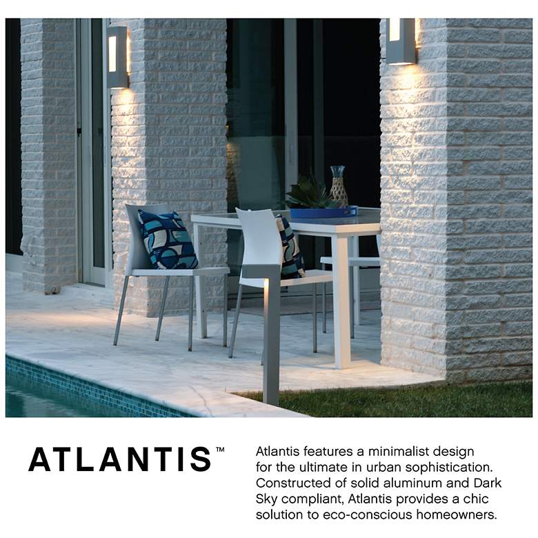 Image 4 Hinkley Atlantis 6" High Bronze Socketed LED Outdoor Wall Light more views