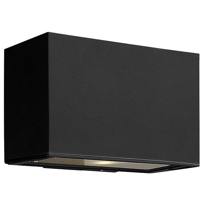 Image 1 Hinkley Atlantis 9 inch Wide Black Finish Modern LED Outdoor Wall Light